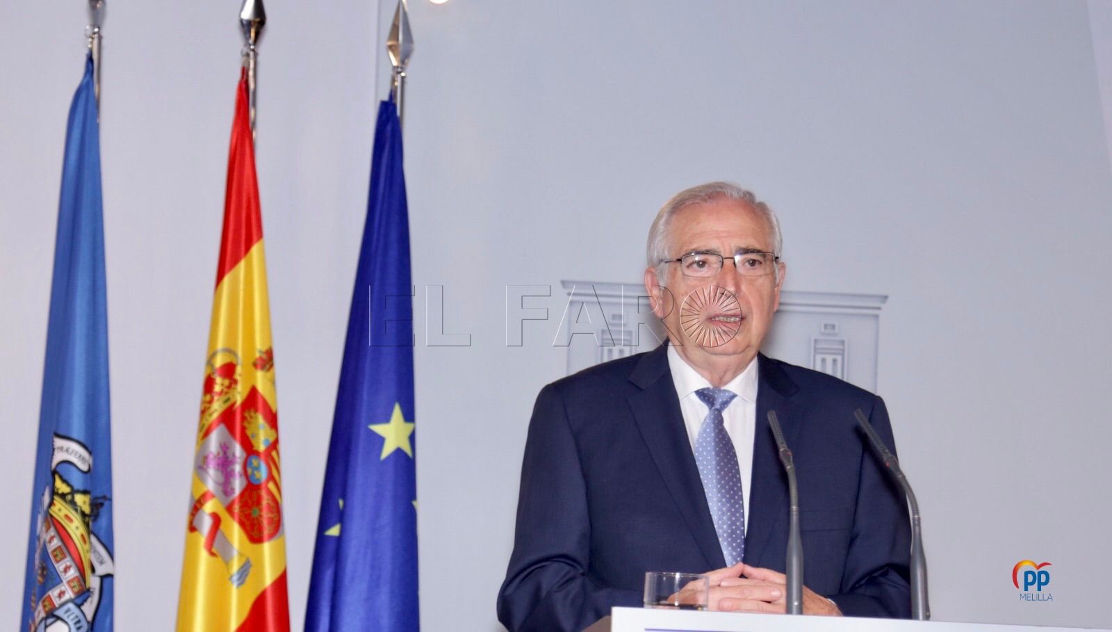 Imbroda considera "patético" que De Castro critique al PP y no hable de los problemas en Melilla