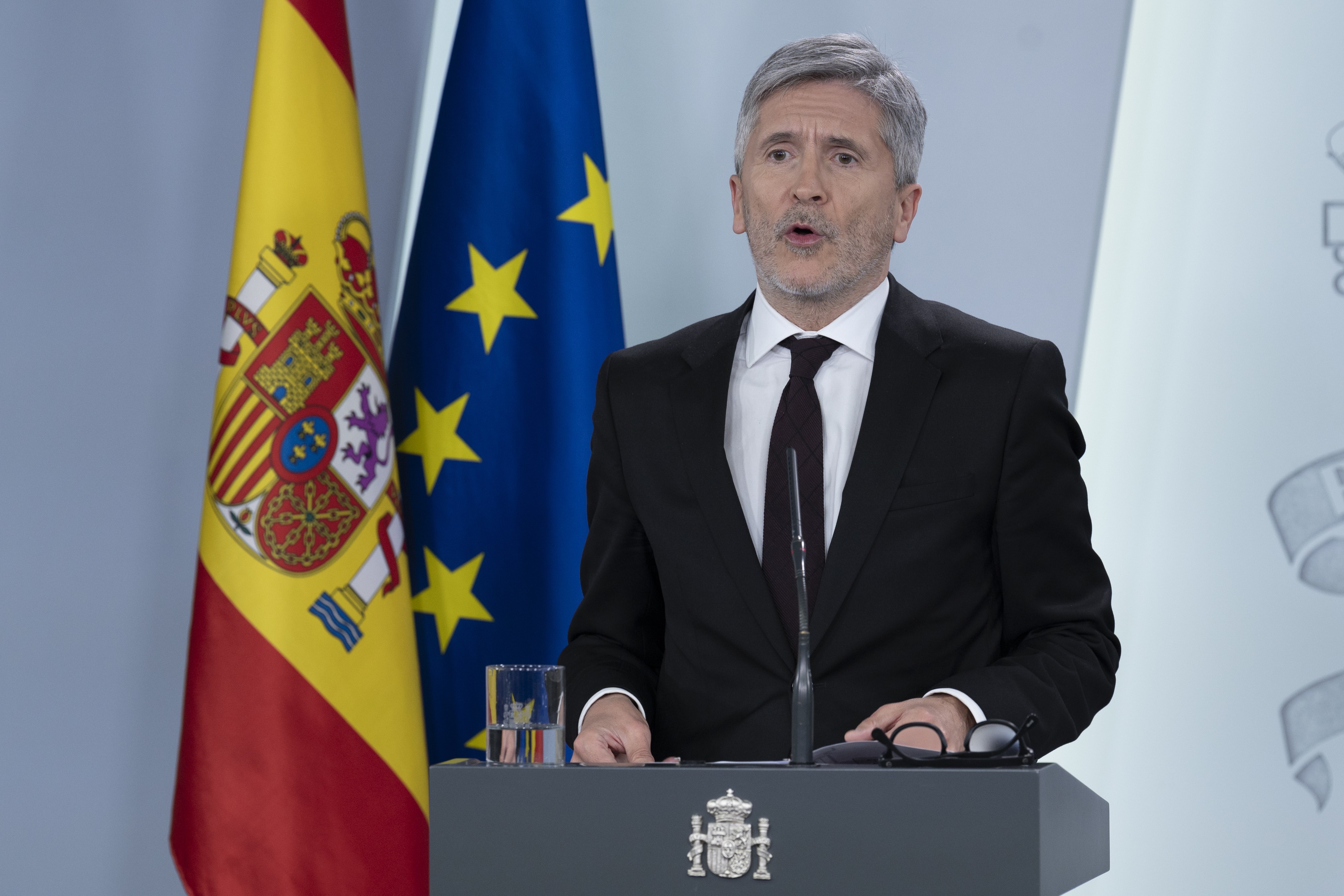Marlaska asegura que no les consta la necesidad de descongestionar el CETI