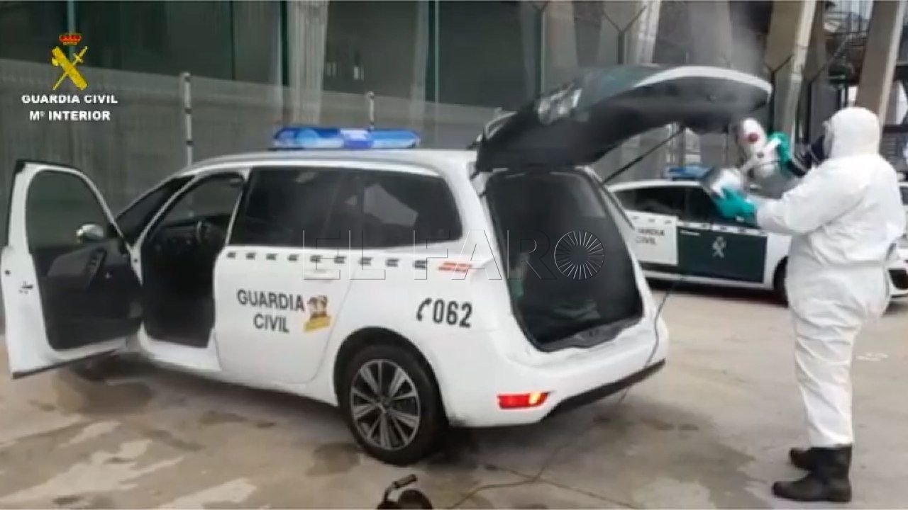 Unidad NRBQ Guardia Civil Melilla La Unidad NRBQ de la Guardia Civil, activa desde el inicio de la crisis sanitaria