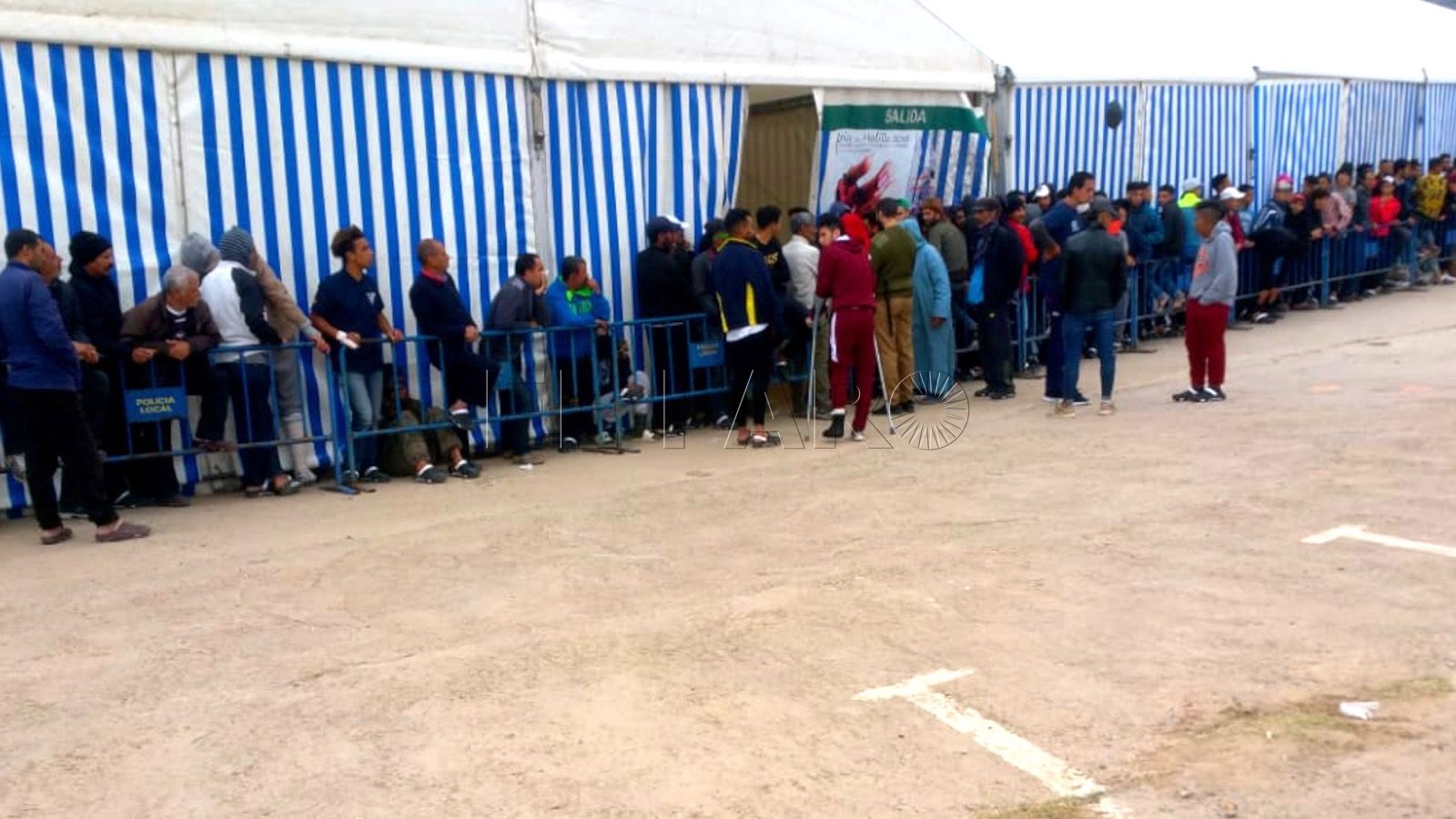 V PINO Las duras condiciones en las instalaciones del V Pino