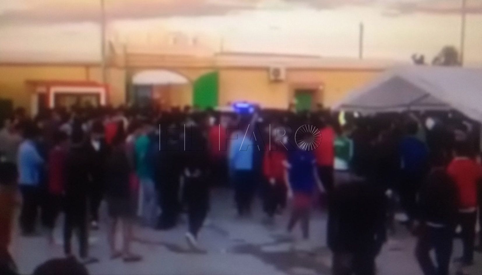 menores No hubo fiesta en La Purísima, sino una visita de las FCSE para felicitar a los chicos