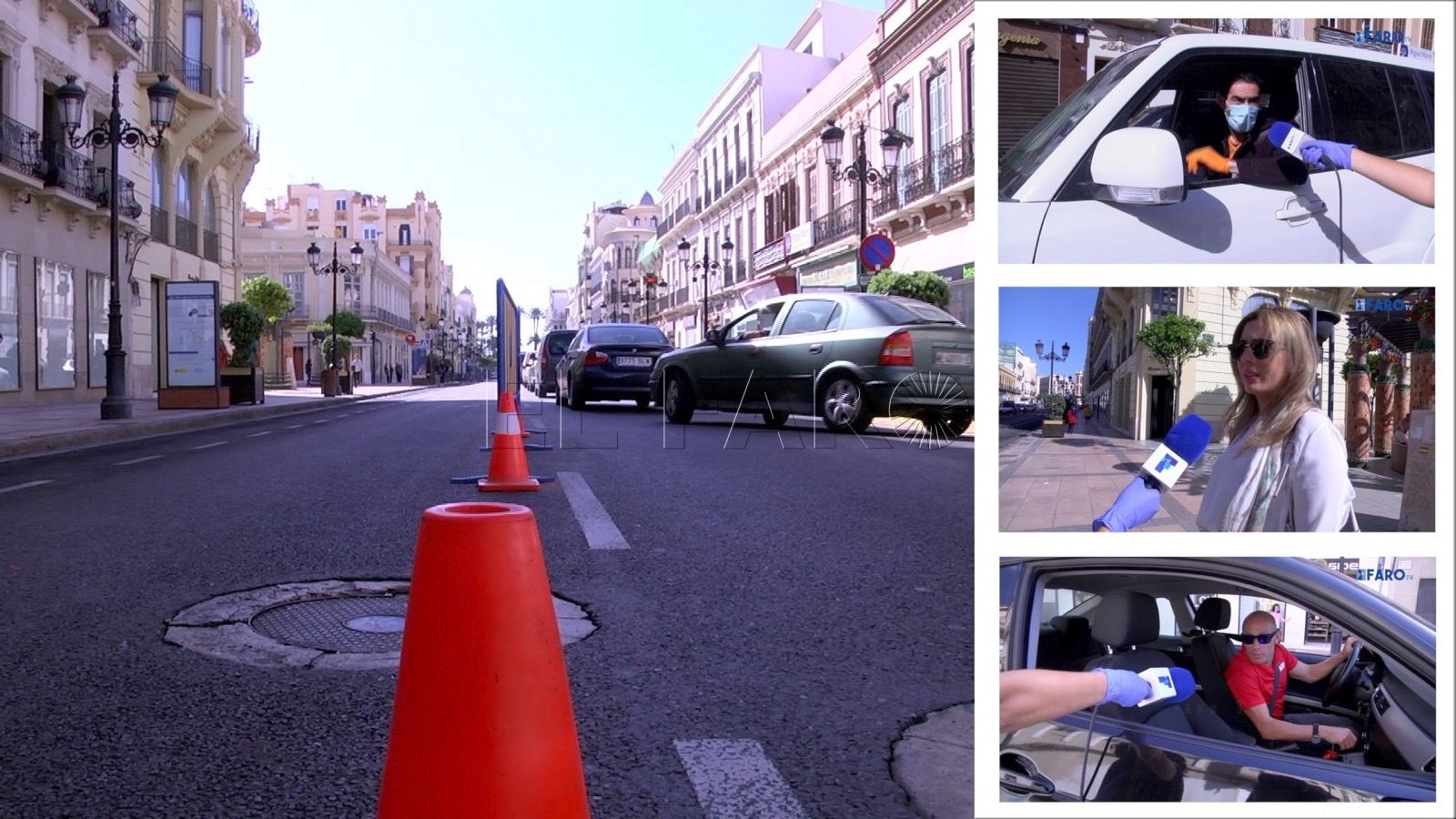 Avenida peatonal Más espacio para el peatón: la Avenida, con un solo carril para los coches