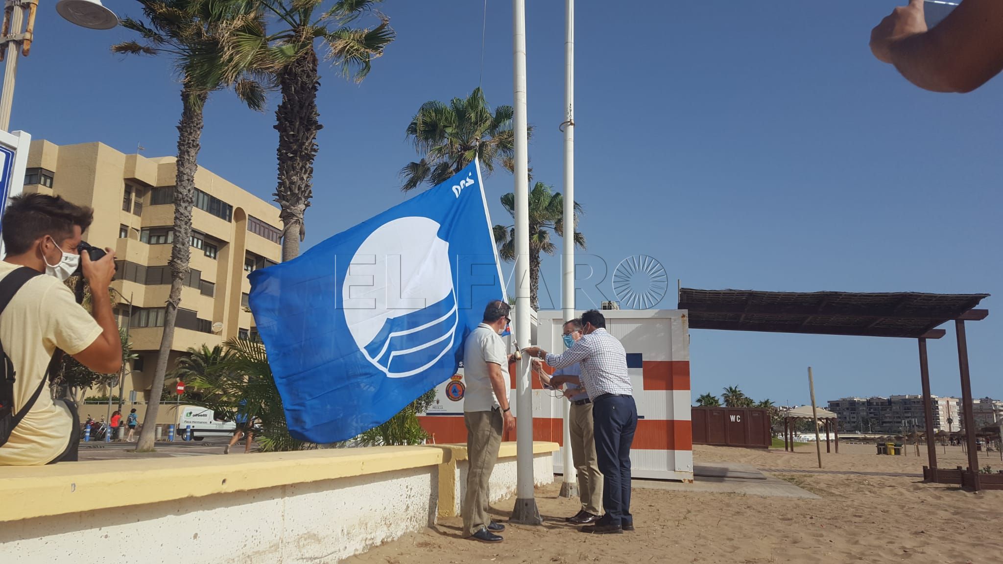 bandera azul melilla Medio Ambiente defiende que las playas cumplen con los criterios que exige Bandera Azul