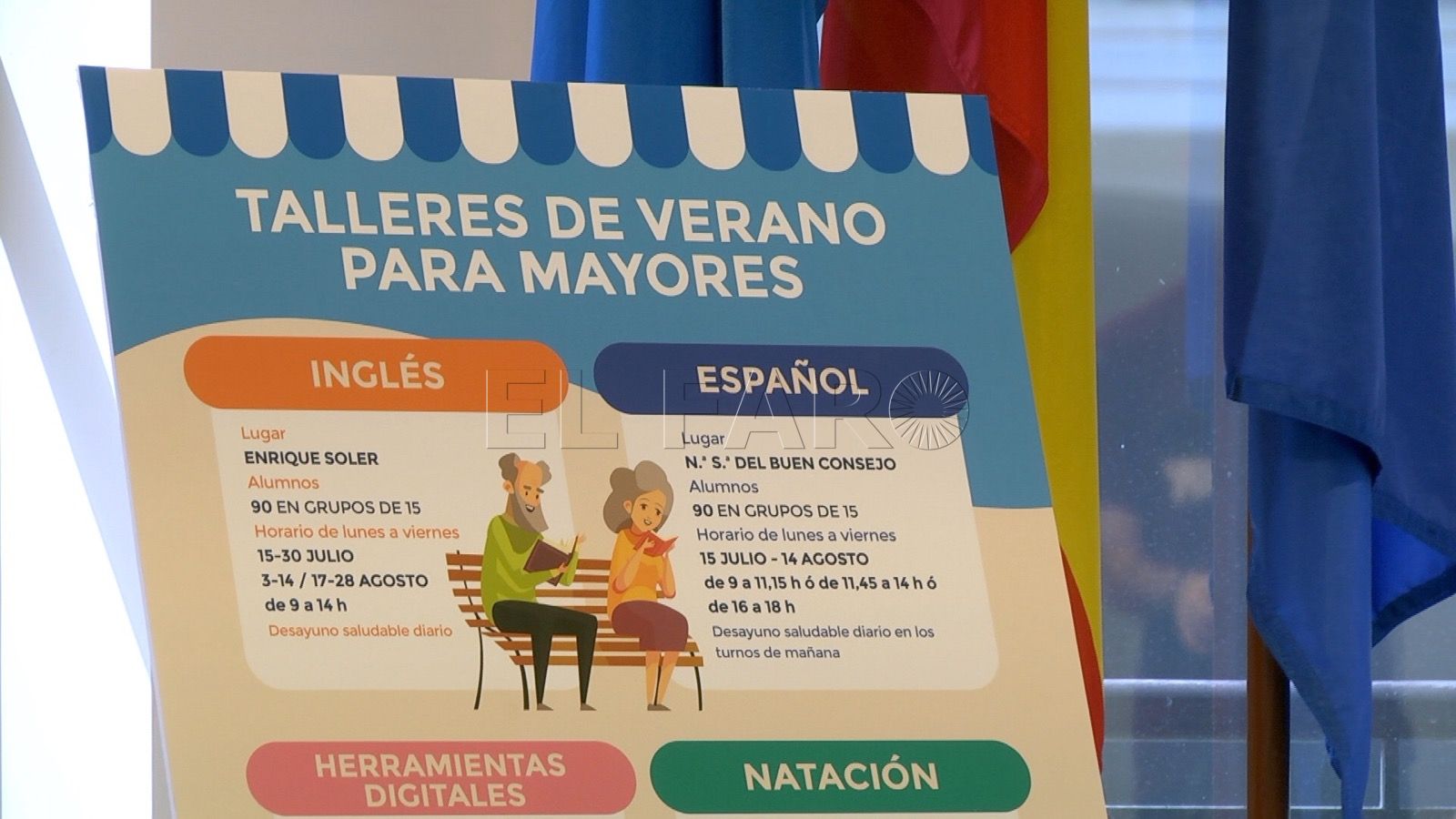 cursos verano Los mayores podrán apuntarse a cuatro talleres distintos este verano