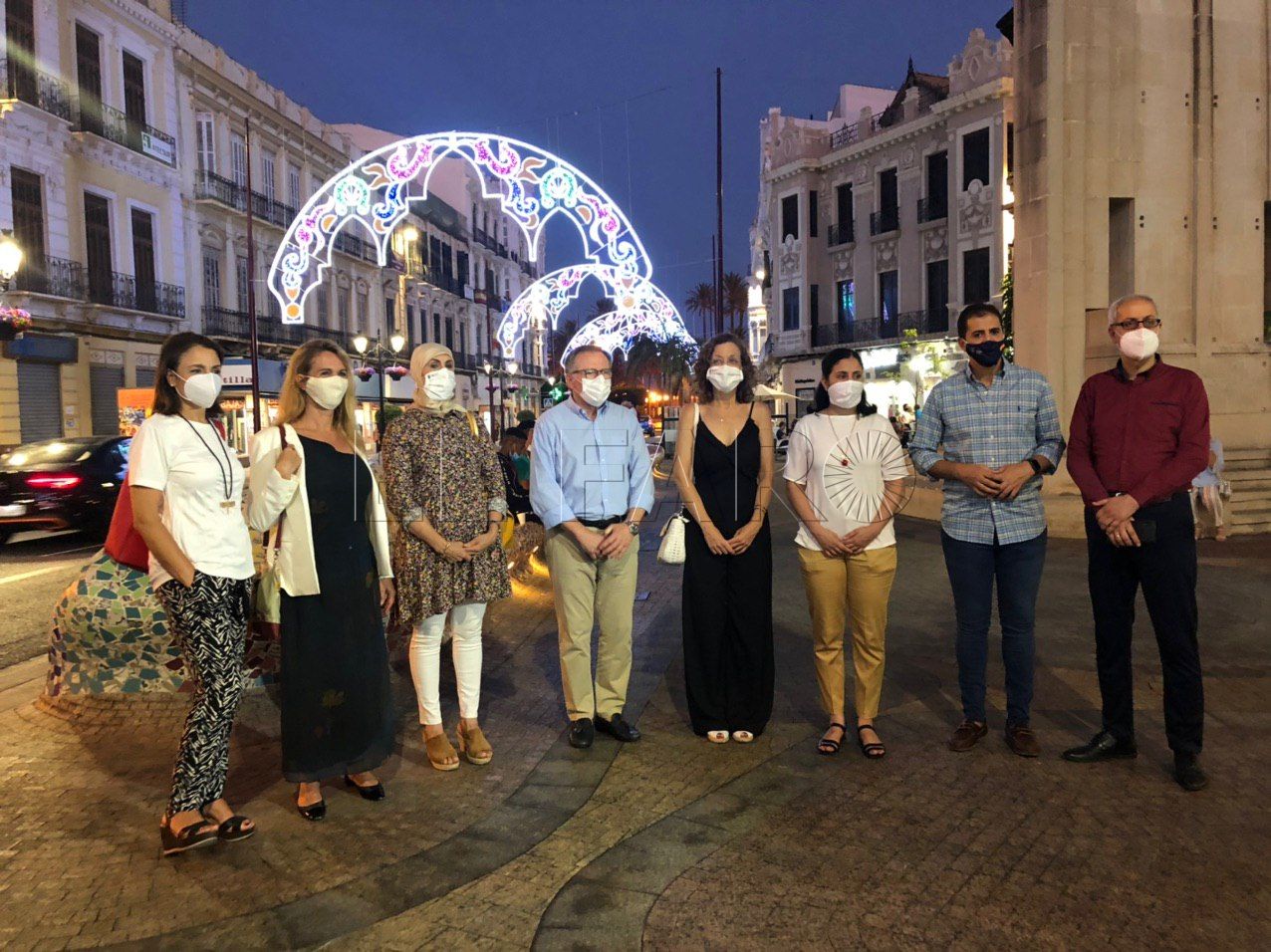 gobierno local luces aid el kebir La Avenida ya se ilumina para celebrar la Pascua Grande