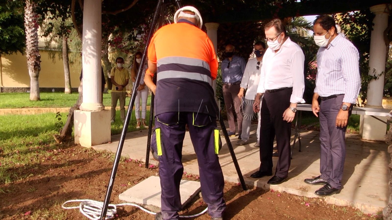 obras parque de la visctoria Se inicia la segunda fase de la remodelación de los jardines del barrio de la Victoria