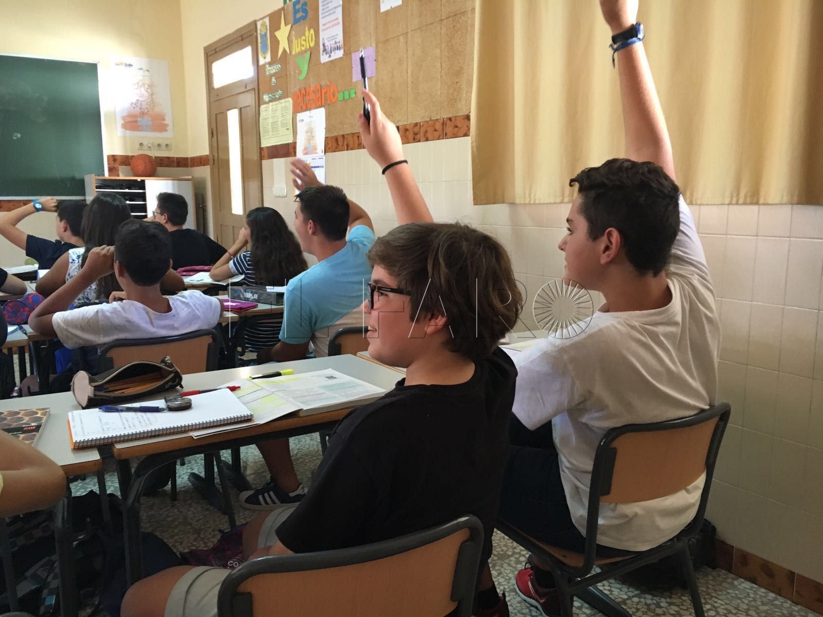 IMG 20161002 WA0023 Las clases de Infantil y Primaria: divididos en dos grupos por la mañana y con aulas matinales
