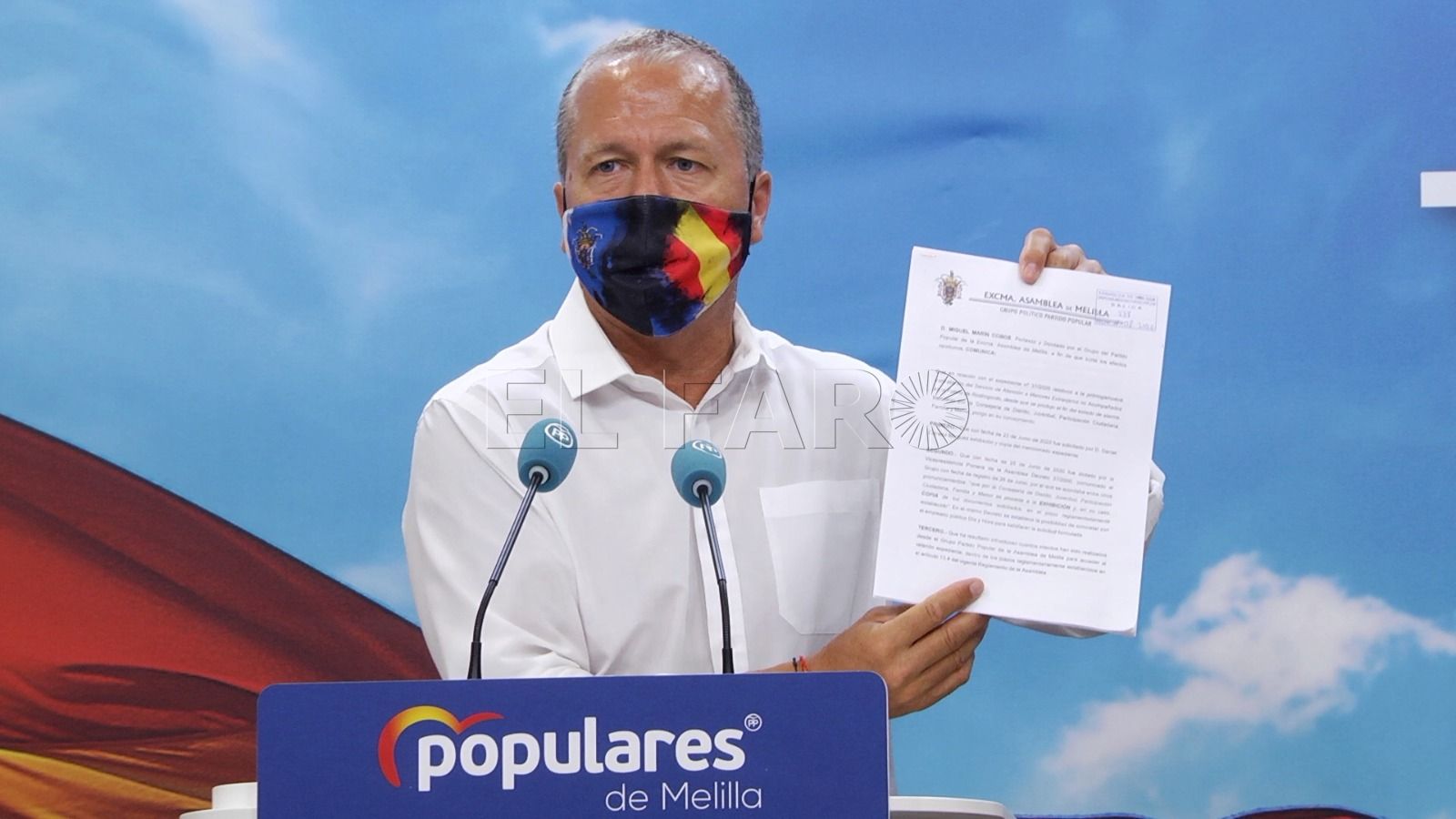 Marín papeles El PP amenaza con ir a los tribunales si no reciben la información solicitada al Gobierno