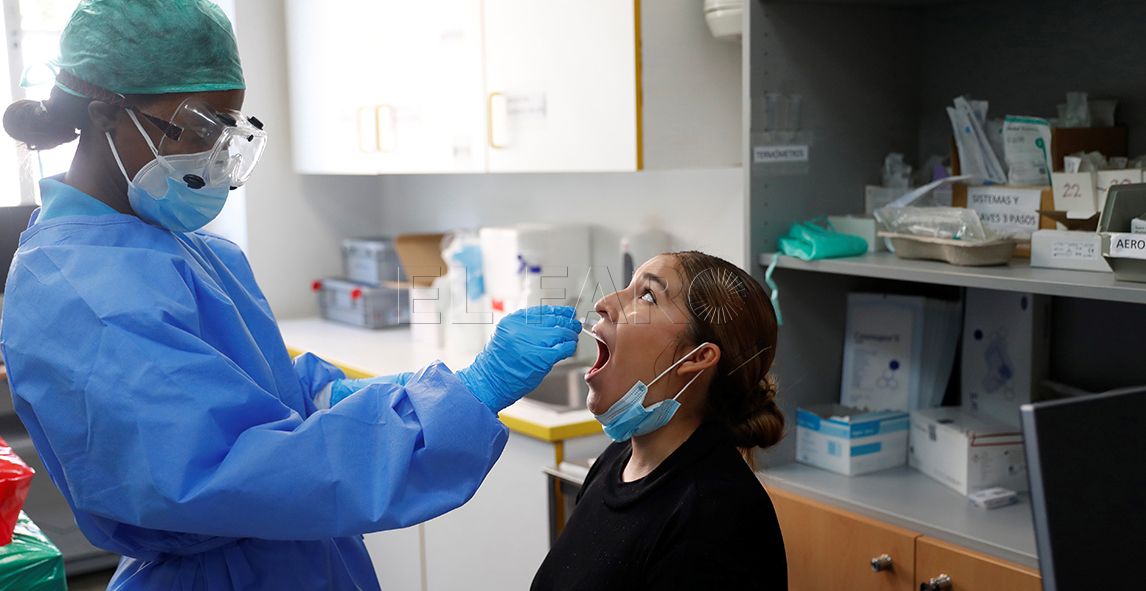 TEST CORONAVIRUS Melilla roza los 150 casos activos de covid tras detectarse 13 positivos