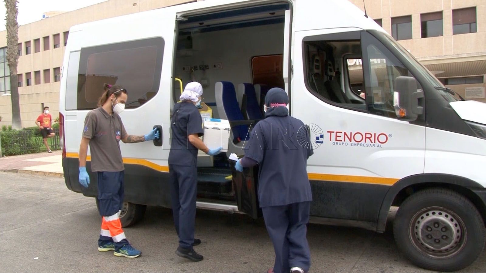 ambulancia mascarillas coronavirus Melilla llega a los 88 casos de Covid-19 tras registrarse ocho nuevos contagios