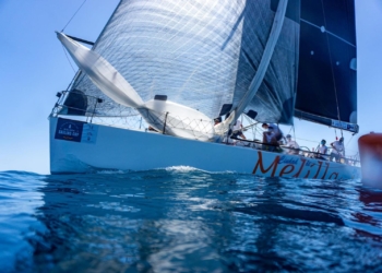 Foto Regata @RCMediterraneo3 El Ciudad de Melilla, a la mar