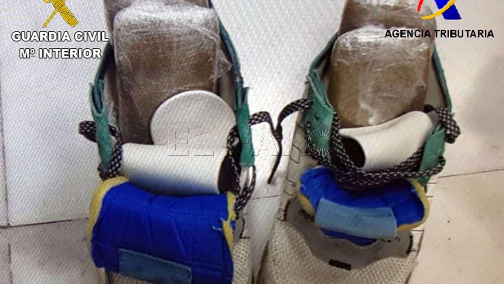 droga zapatillas Detenidas en el aeropuerto dos personas que ocultaban droga en zapatillas y calzoncillos