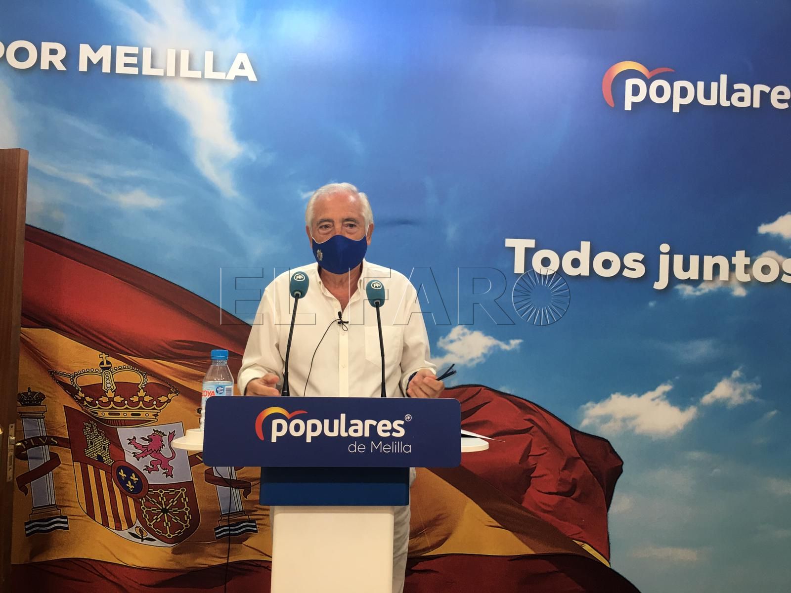 imbroda mascarilla El servicio jurídico del PP lleva las supuestas irregularidades de Rostrogordo a los juzgados esta semana