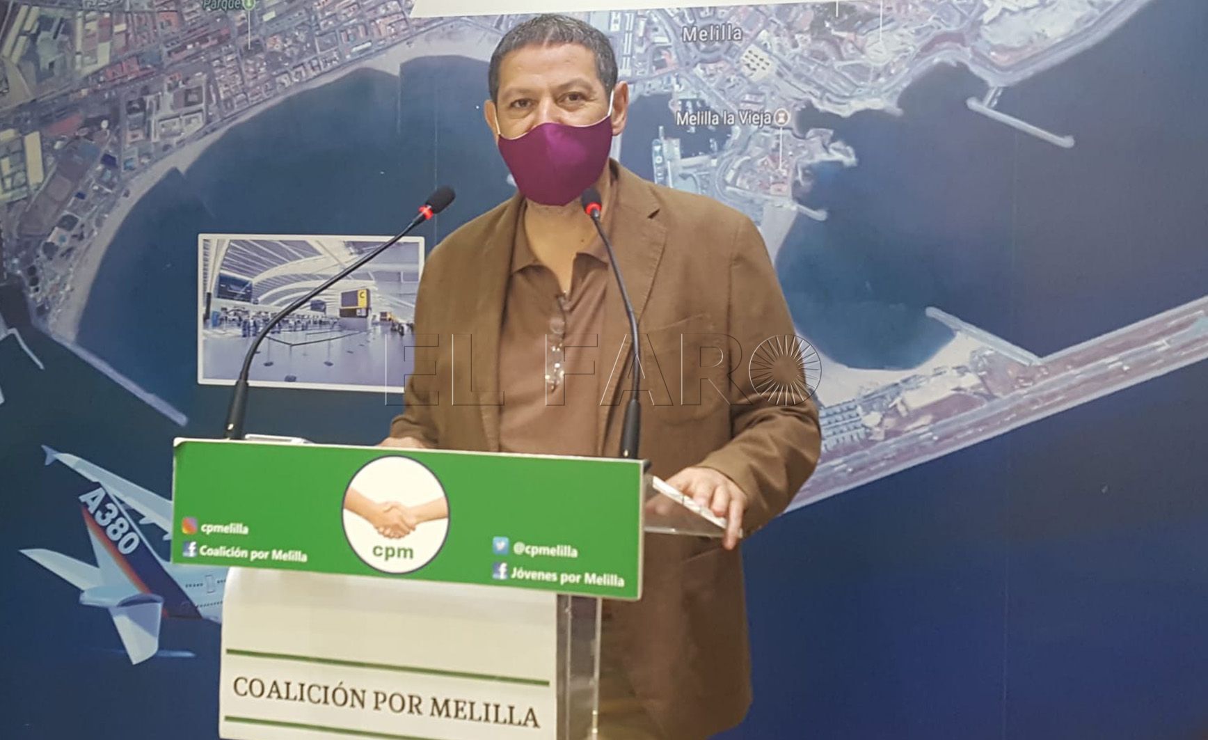 mustafa aberchan presidente cpm Aberchán a Imbroda: “No le preocupaba la salud de los melillenses, sino recuperar el Gobierno”