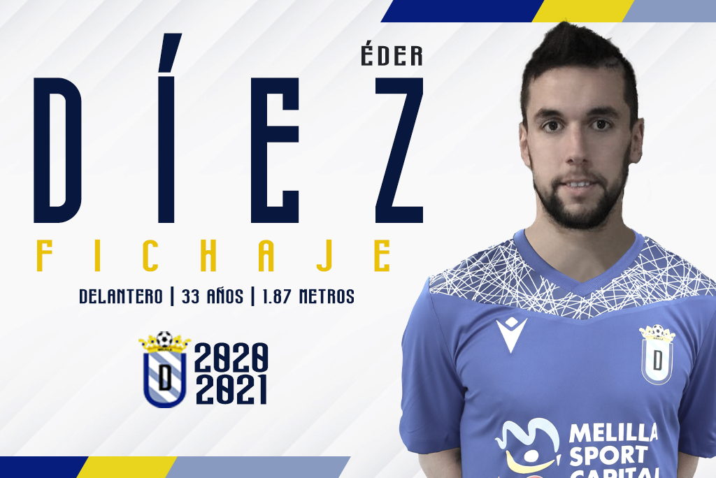 Éder Díez se une a la delantera melillense para esta temporada