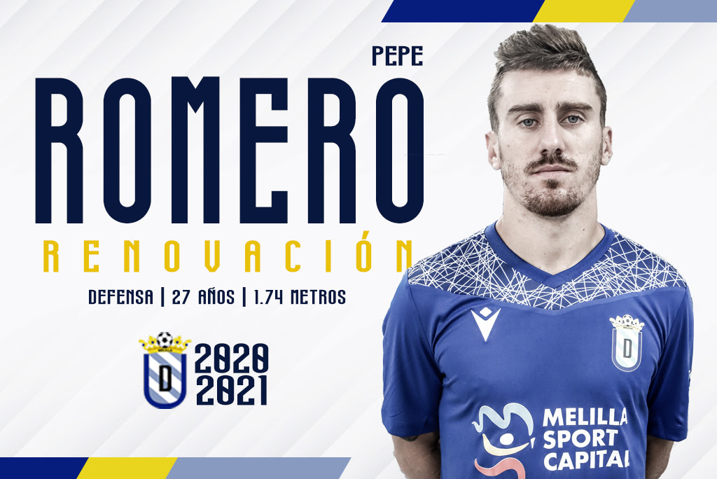 Pepe Romero renueva con la UD Melilla