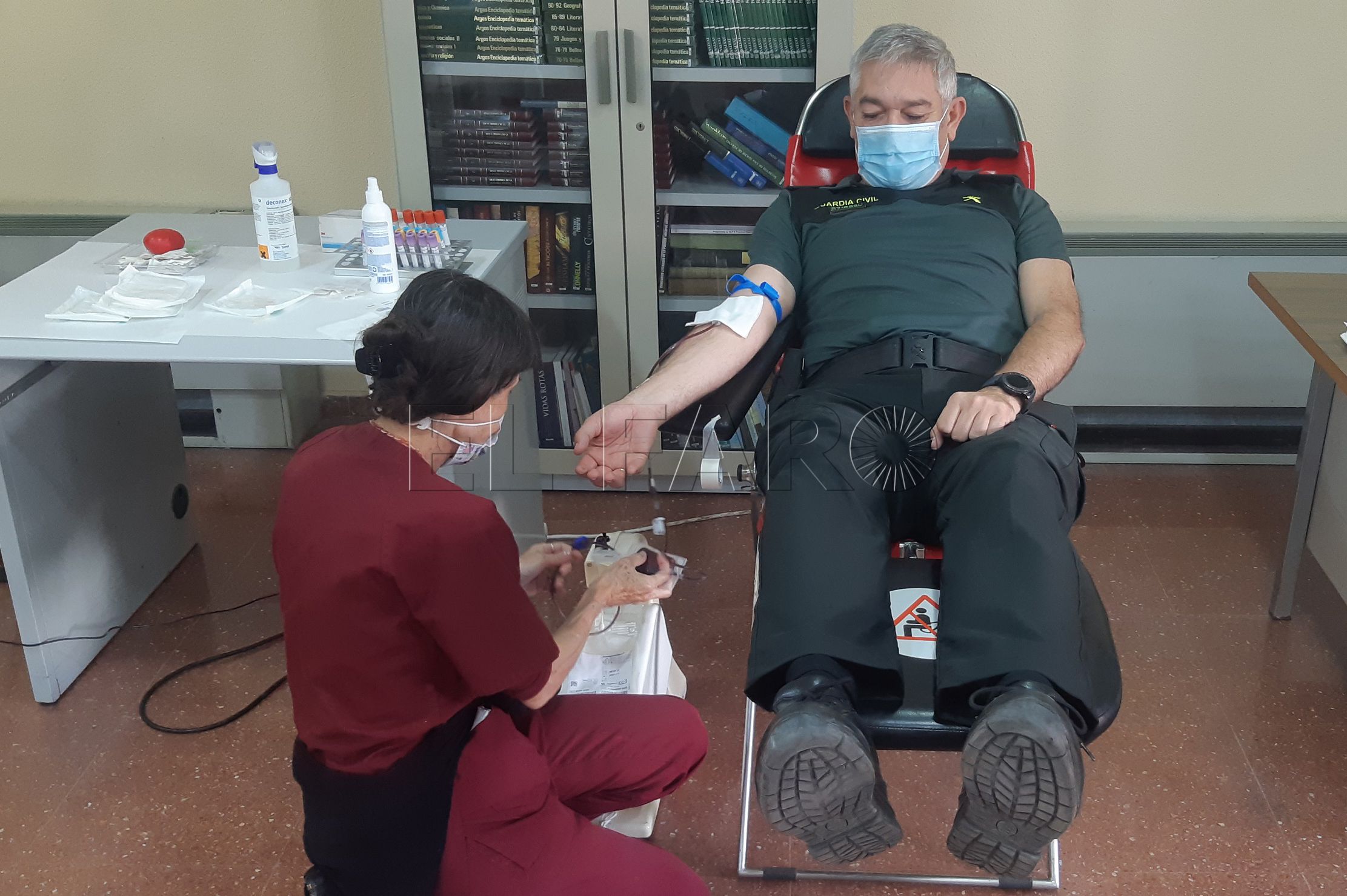 20201007 Donacion Guardia Civil El Ingesa agradece a la Guardia Civil la donación de sangre
