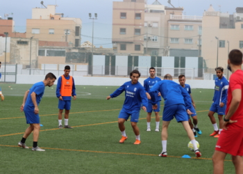 IMG 9512 La U.D. Melilla ya prepara su partido de Copa RFEF ante Las Rozas
