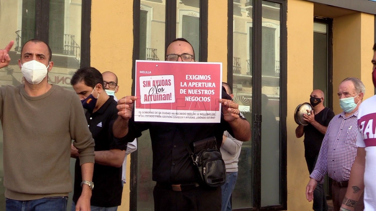 protestas hosteleros Los hosteleros de Melilla piden participar en la mesa de desescalada