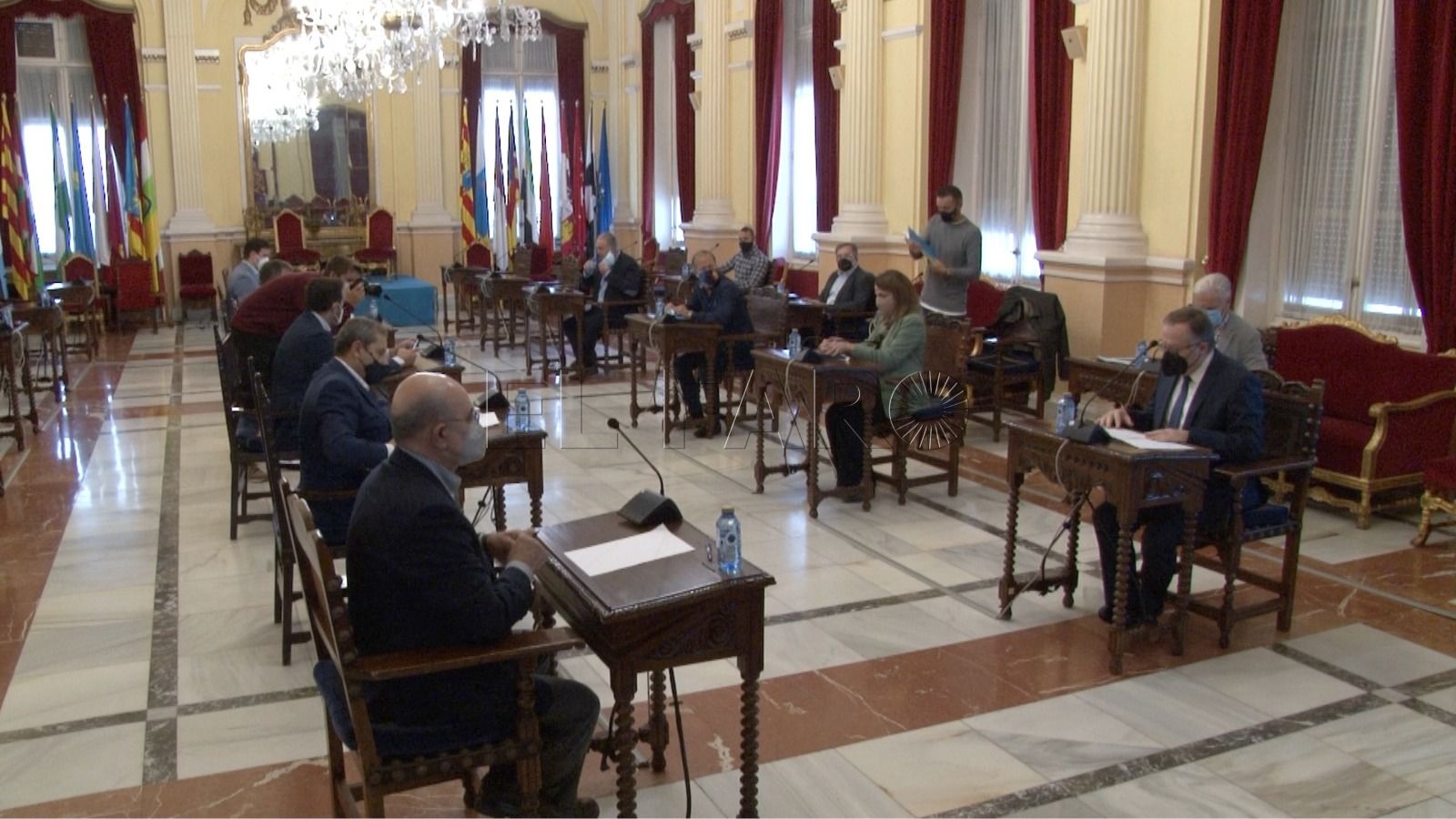 reunión asamblea Vox pide el aumento de rastreadores Covid y de patrullas de policías