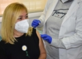 DSC 0213 Melilla inicia la vacunación contra la Covid-19, Rosa María Yebra recibe la primera dosis
