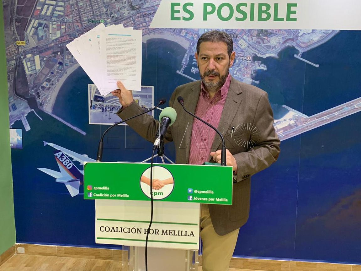 cpm mustafa aberchan Coalición por Melilla presenta enmiendas a los PGE sobre empleo, transporte y fiscalidad