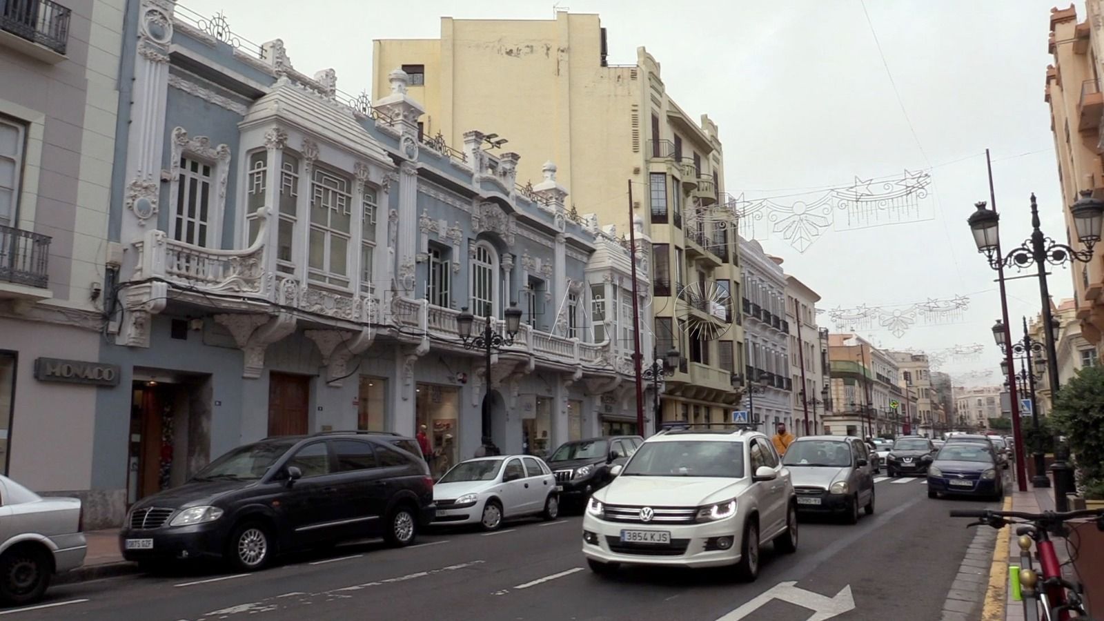 melilla calles centrio Los accidentes viales con víctimas descienden un 9,6% en Melilla