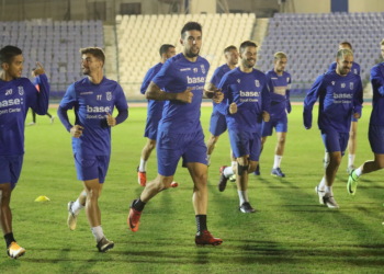 La plantilla de la UD Melilla, muy centrada en Don Benito