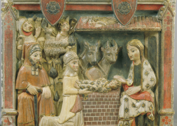 Maestro de Albesa, Natividad, segunda mitad del siglo XIV