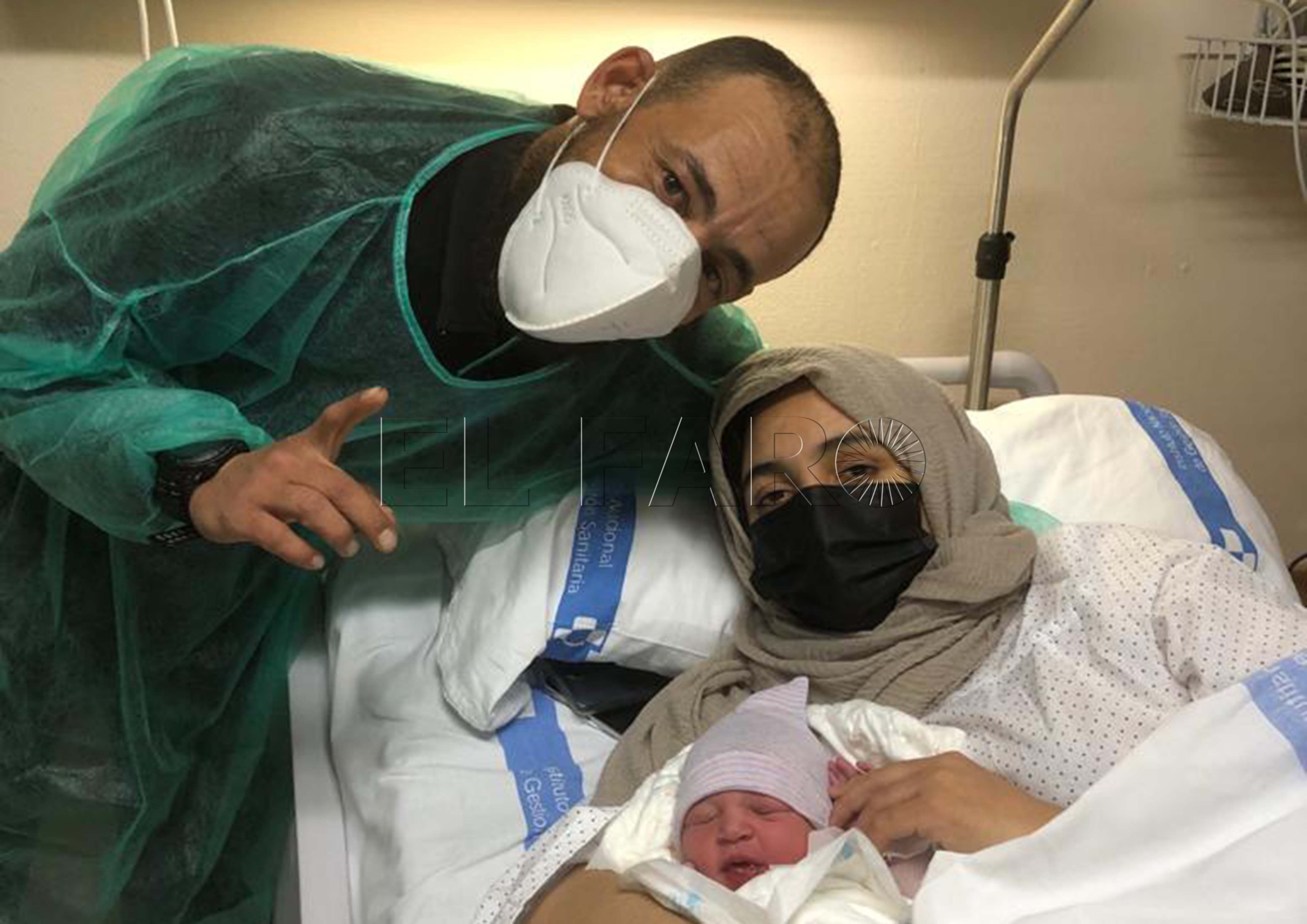 20210101 Primer bebe 01 Safia, la primera recién nacida en Melilla de este 2021