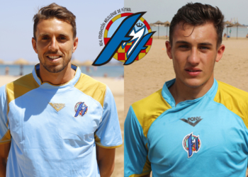 22D 1 1 Cintas y Berru, en la 1ª convocatoria del año de la Selección Española de Fútbol Playa
