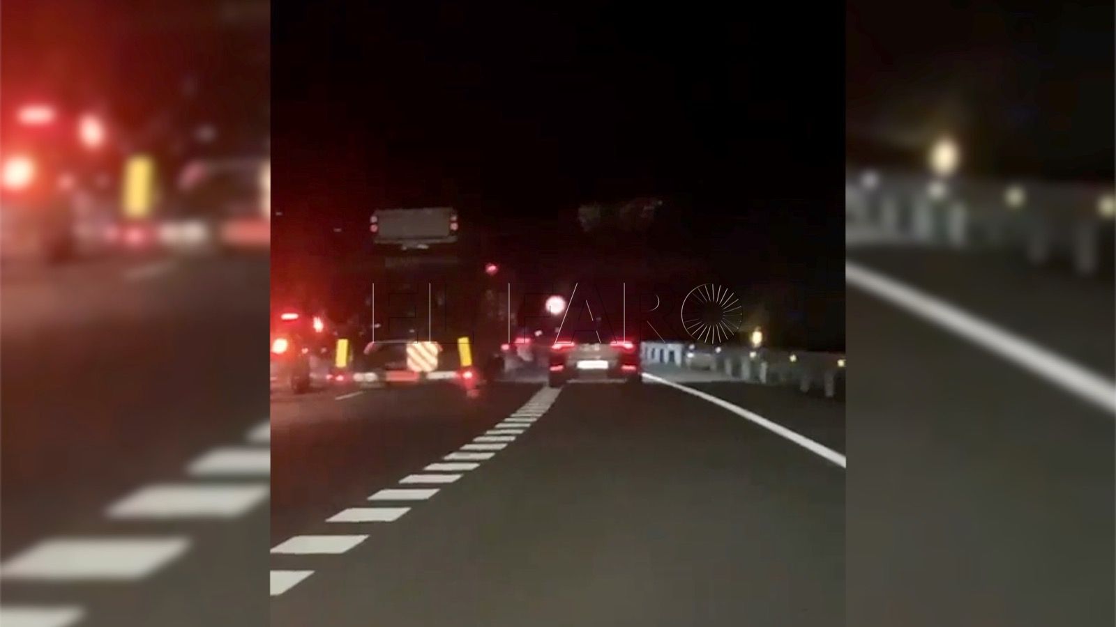 El Melillero huyendo de los guardias. La Guardia Civil analiza el coche del atacante con ácido a dos mujeres en Málaga