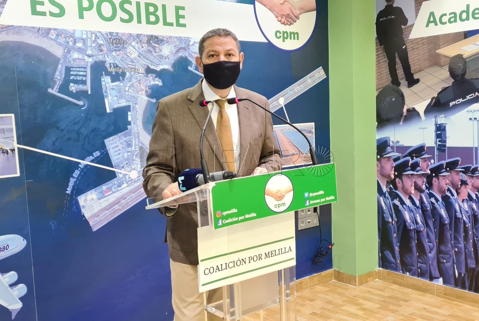 mustafa aberchan Aberchán: Mientras el paro crece en España, desciende en Melilla