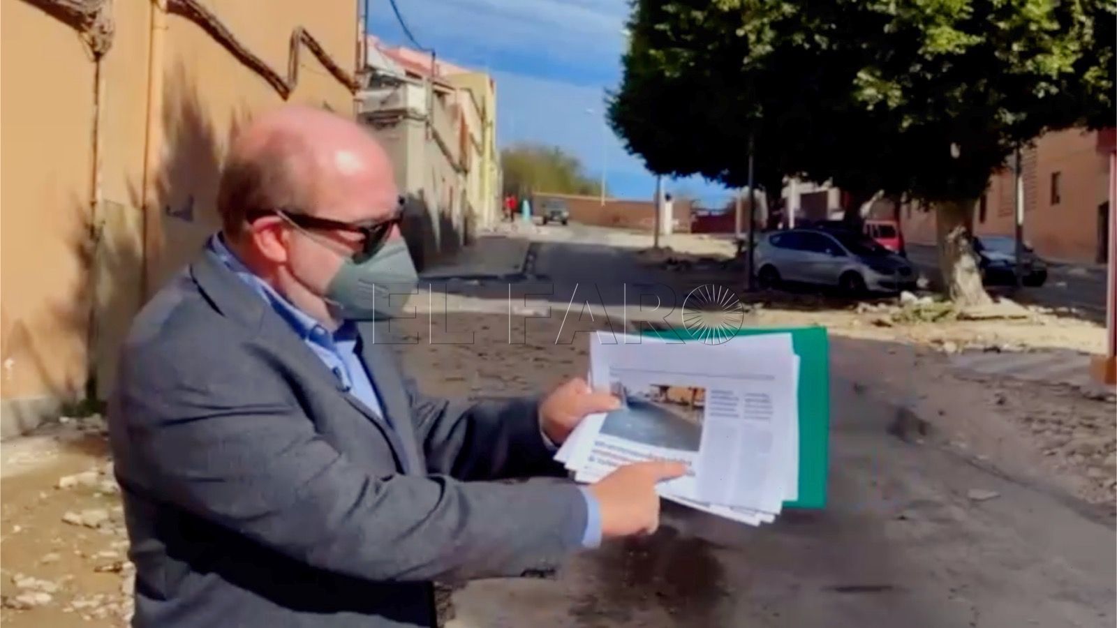 Quevedo en las obras de Reina Regente. Quevedo tilda de “barbaridad” el estado de las obras de la calle Tadino de Martidengo