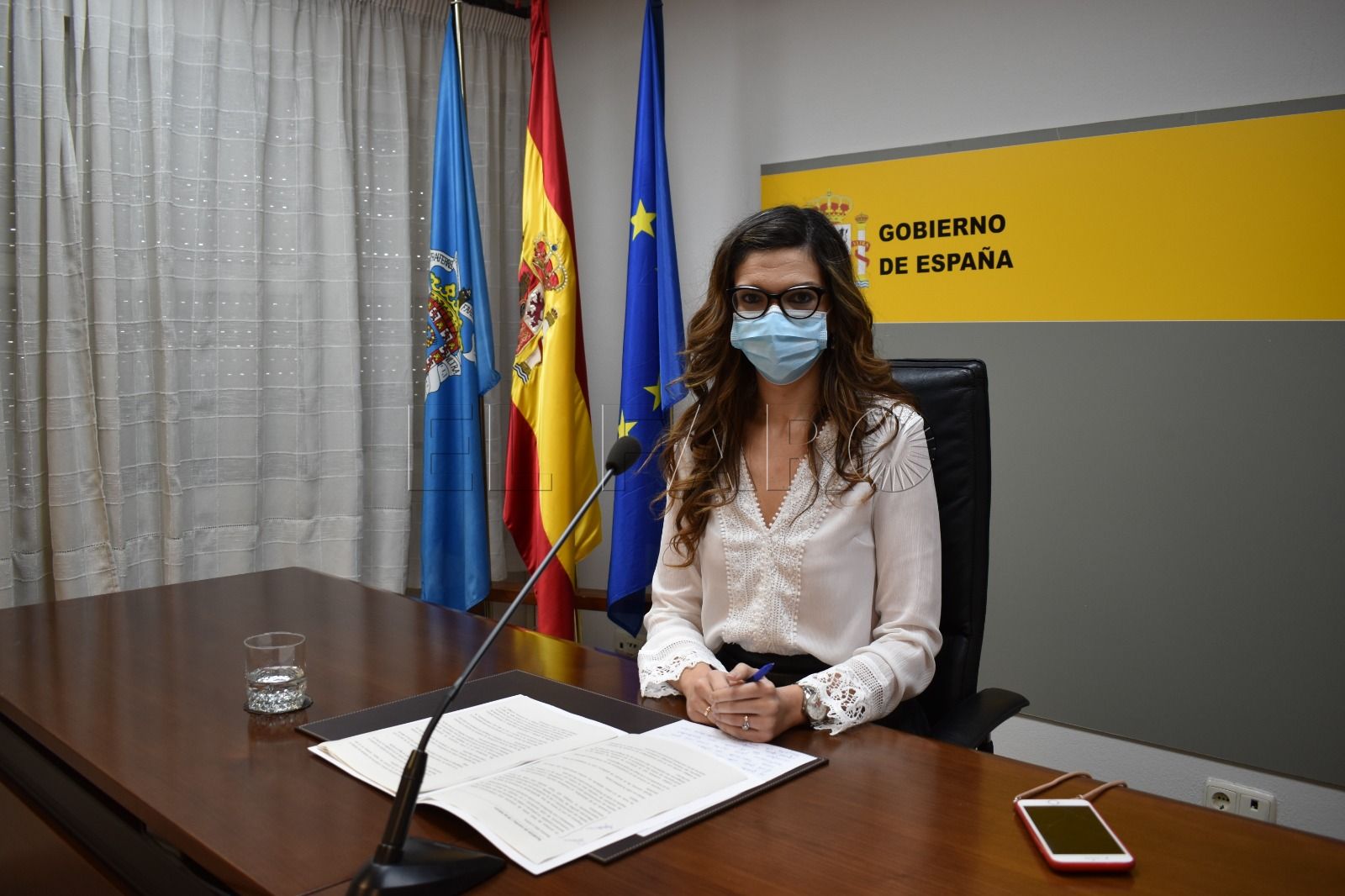 Sabrina Moh delegada del Gobierno. Infraestructuras, transportes y protección social frente al covid, las grandes inversiones del Gobierno en Melilla