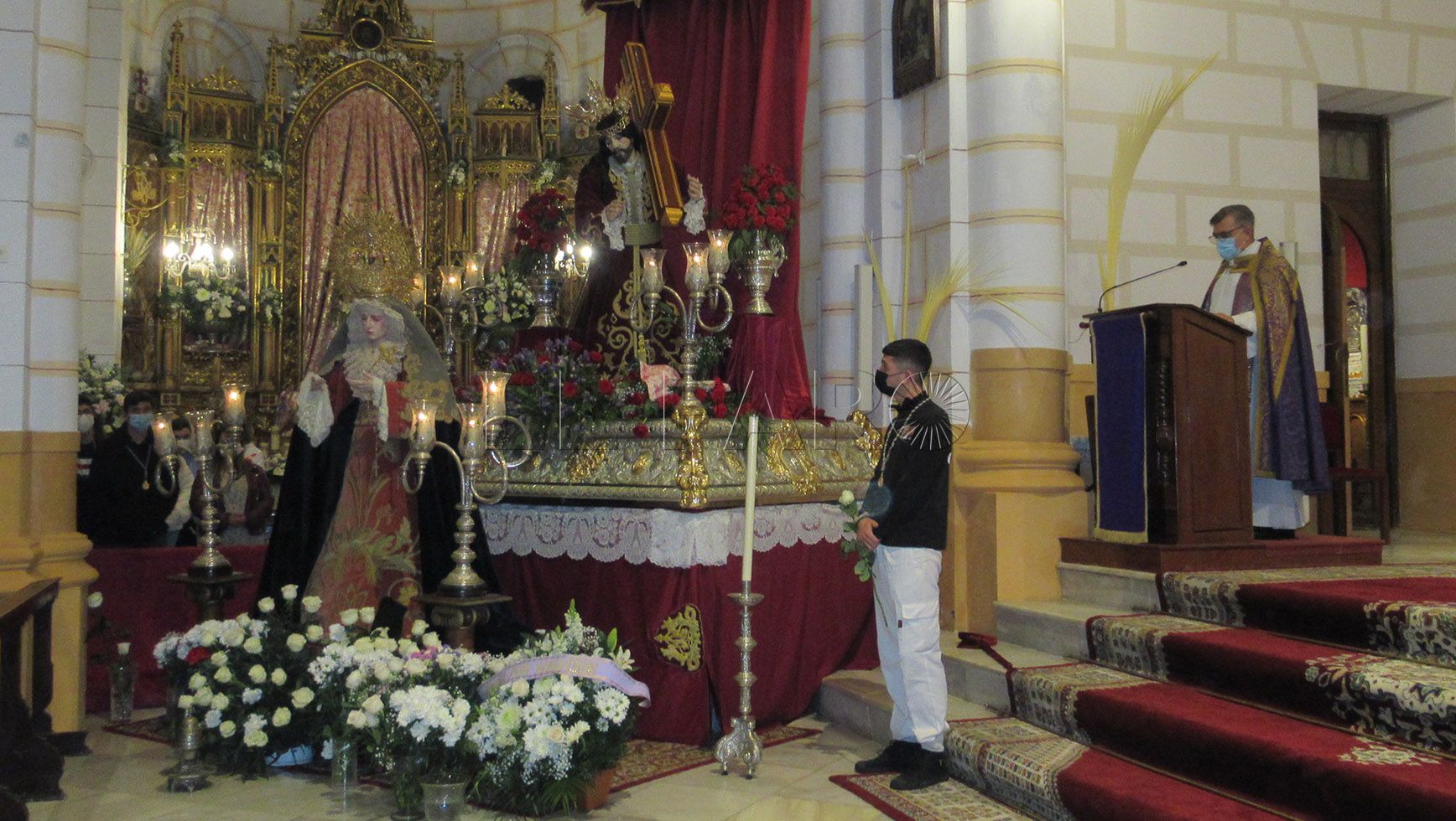 13 1 4 El Nazareno aguarda la fe de los fieles en la iglesia del Sagrado Corazón