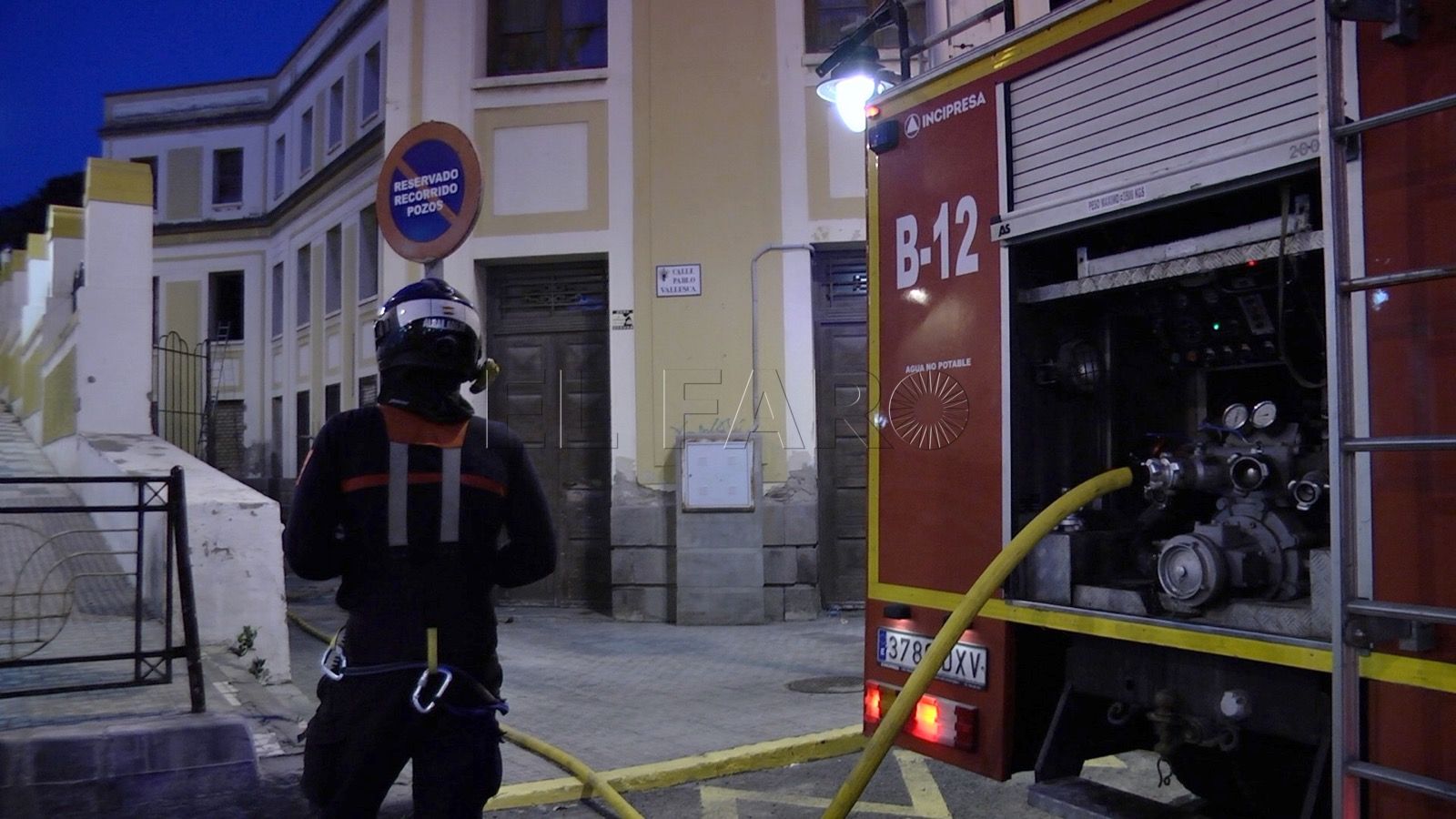 Bomberos 1 Incendio en el antiguo edificio de Correos de Melilla