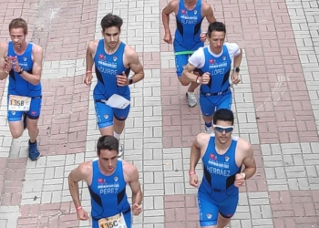 Buen papel de Álvaro Martín y Álvaro Martínez en el Nacional de Duatlón