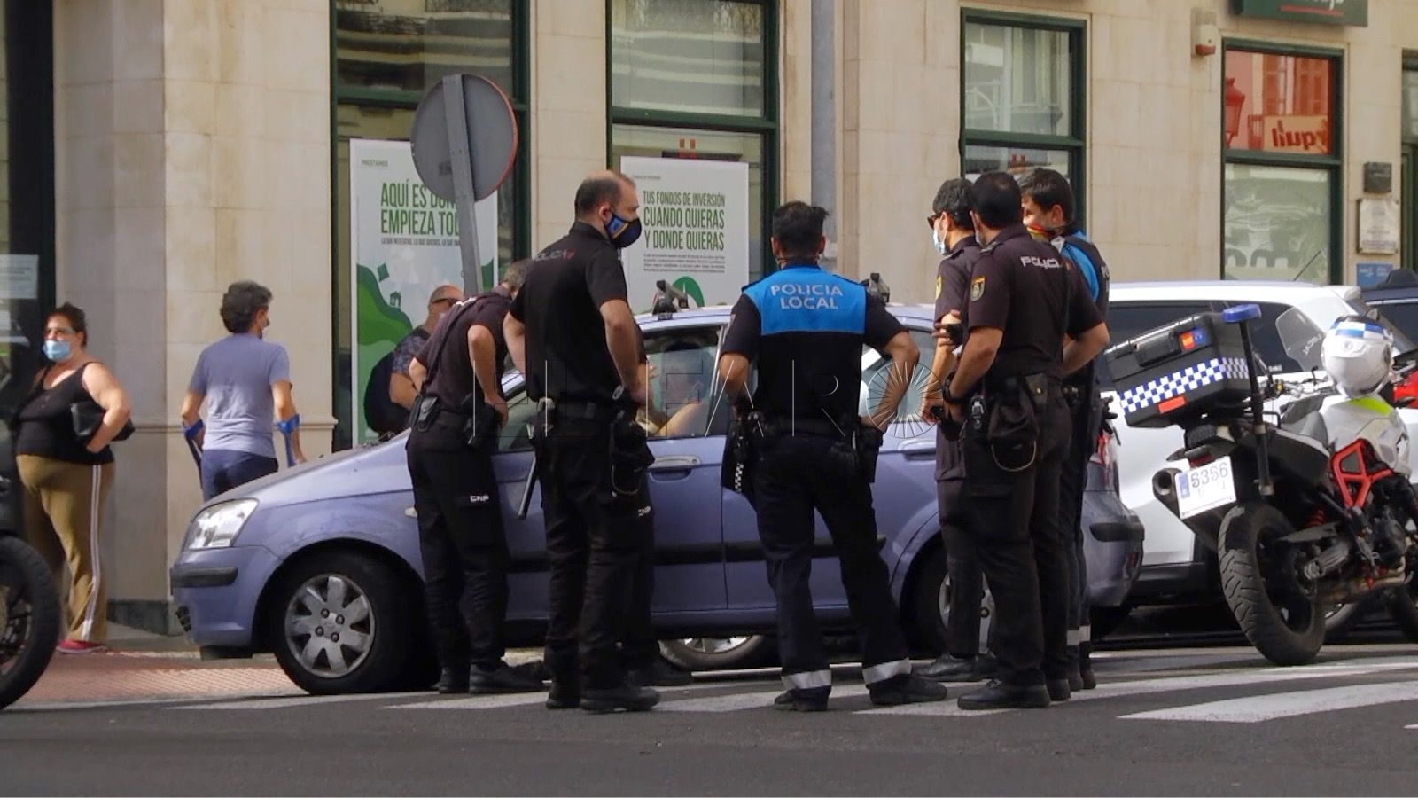 policia local Detenido un hombre por un delito de amenazas graves y resistencia