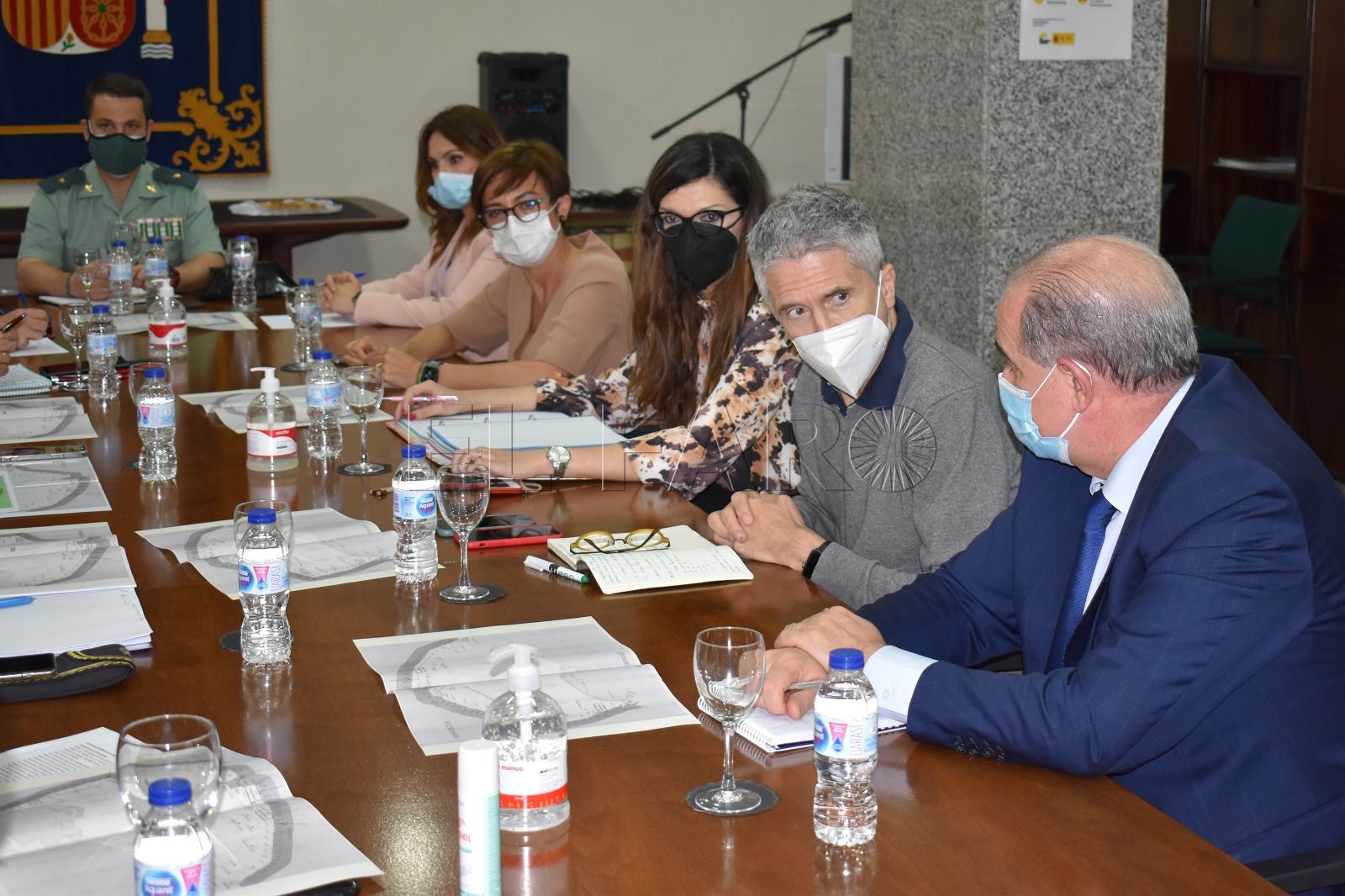 Reunión Marlaska y la directora de la Guardia Civil visitan Melilla para valorar la situación en la frontera