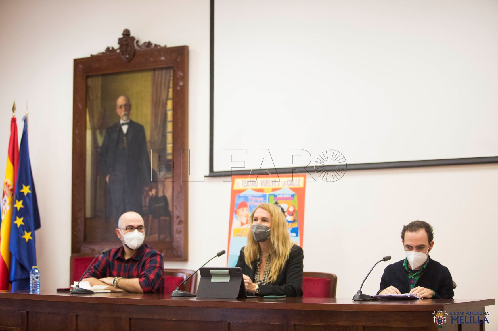 Teatro Melilla erigirá una estatua en honor al personal sanitario