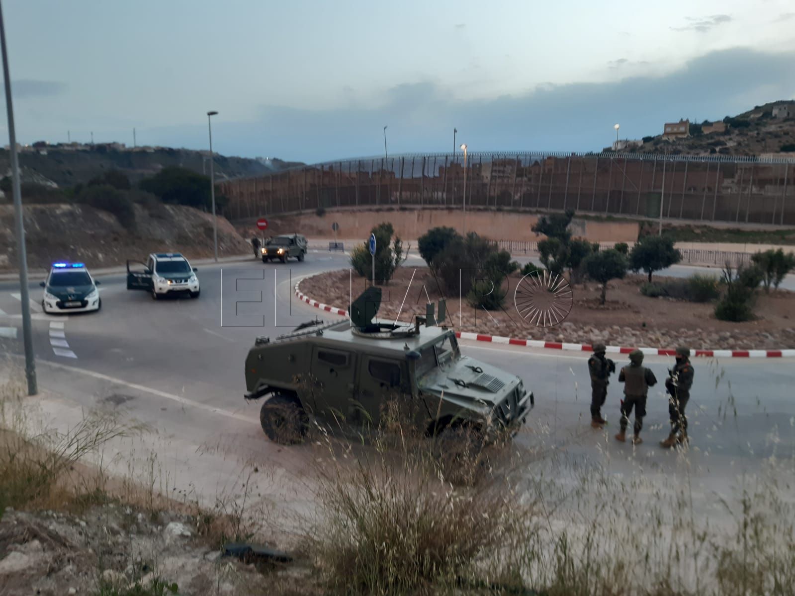 dispositivo vigilancia valla melilla Defensa ve cumplidos sus objetivos en 2021, entre ellos el apoyo a los agentes de Melilla