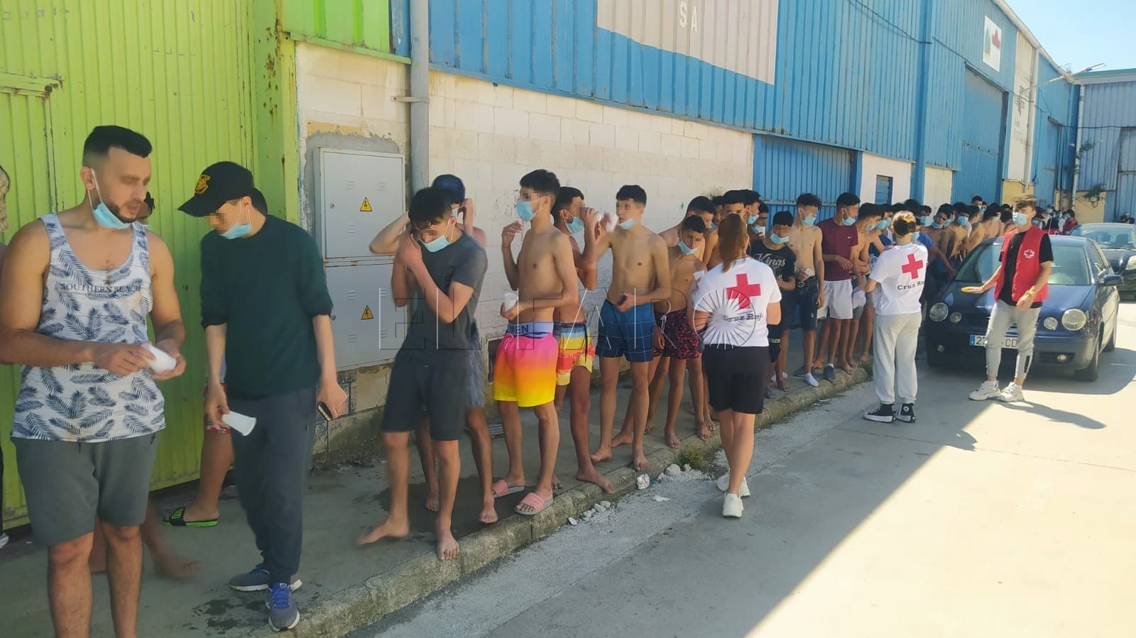 entrada inmigrantes ceuta 5.000 personas, entre ellos 1.500 de menores, entran en Ceuta