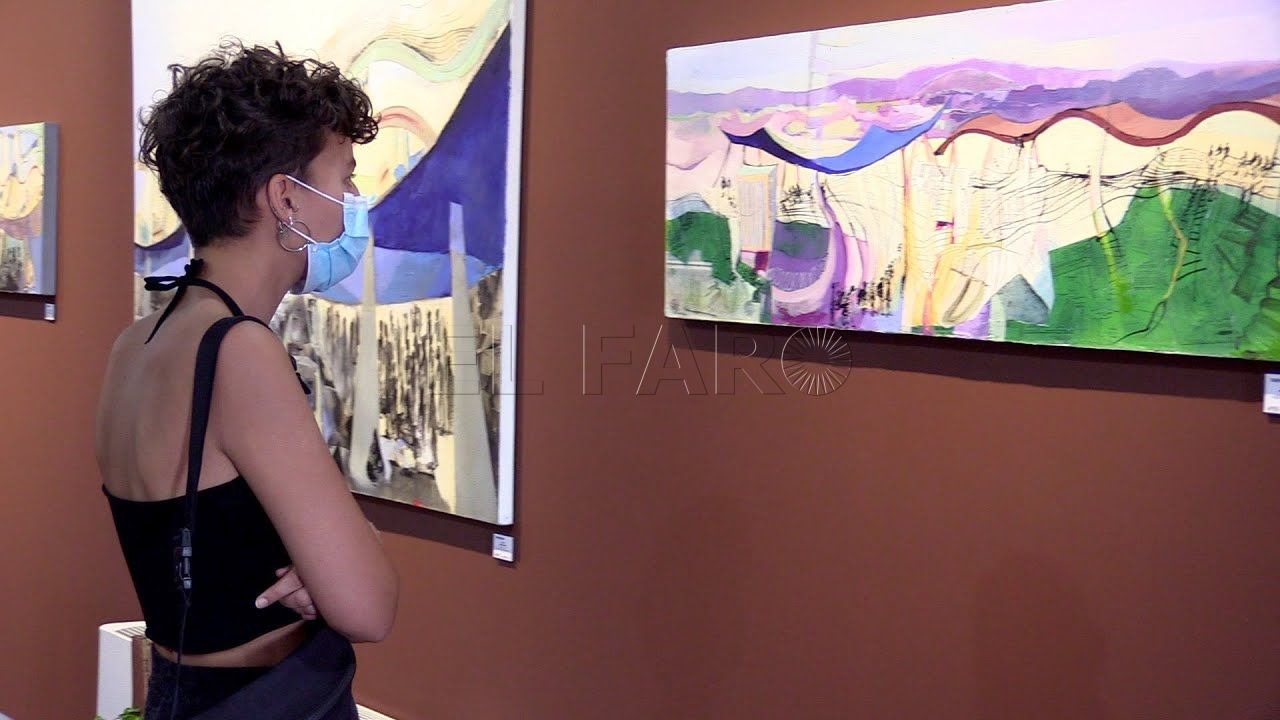 Inaugurada la exposición de pintura ‘Transfronteras’ en el Hospital del Rey