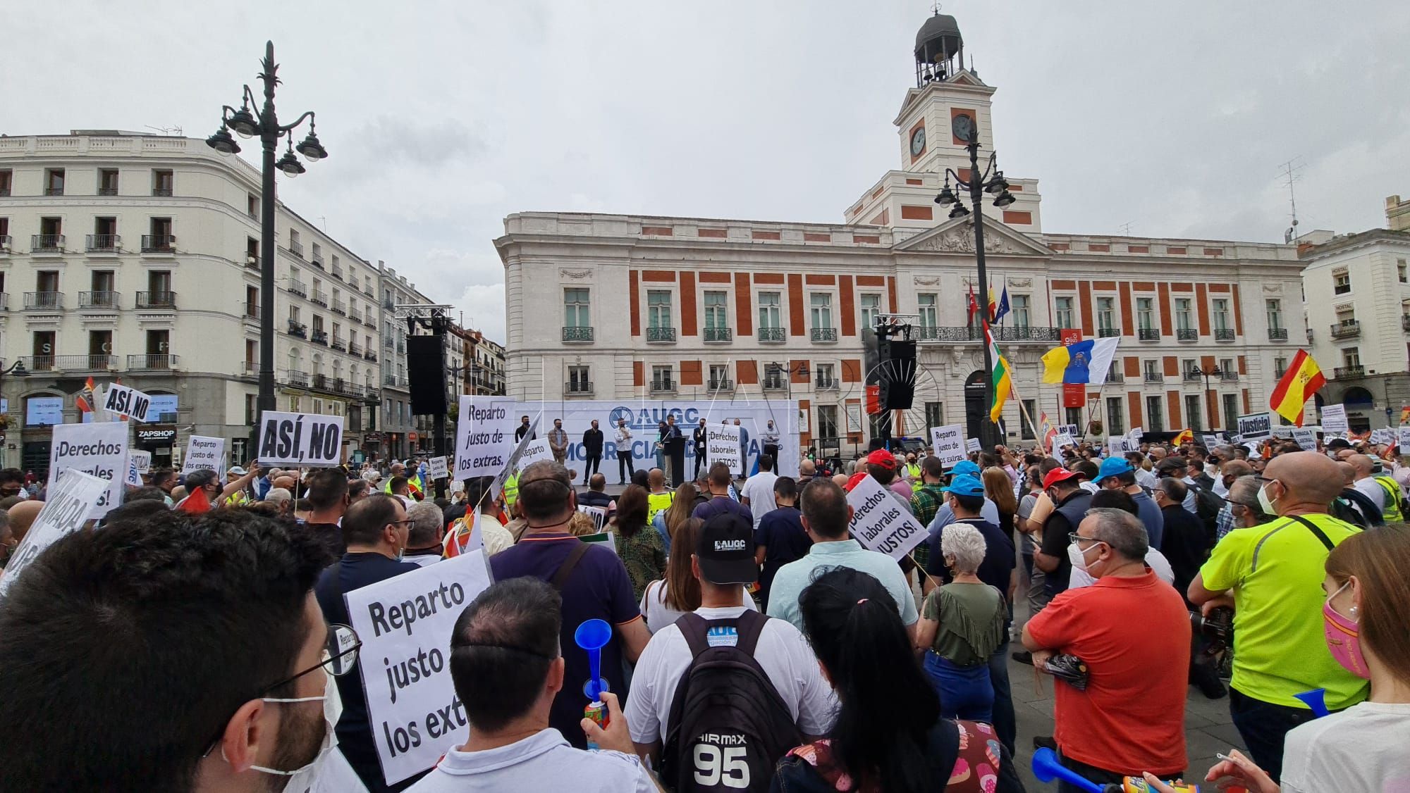AUGC Madrid AUGC Melilla pide en Madrid mejorar las condiciones laborales de los guardias civiles