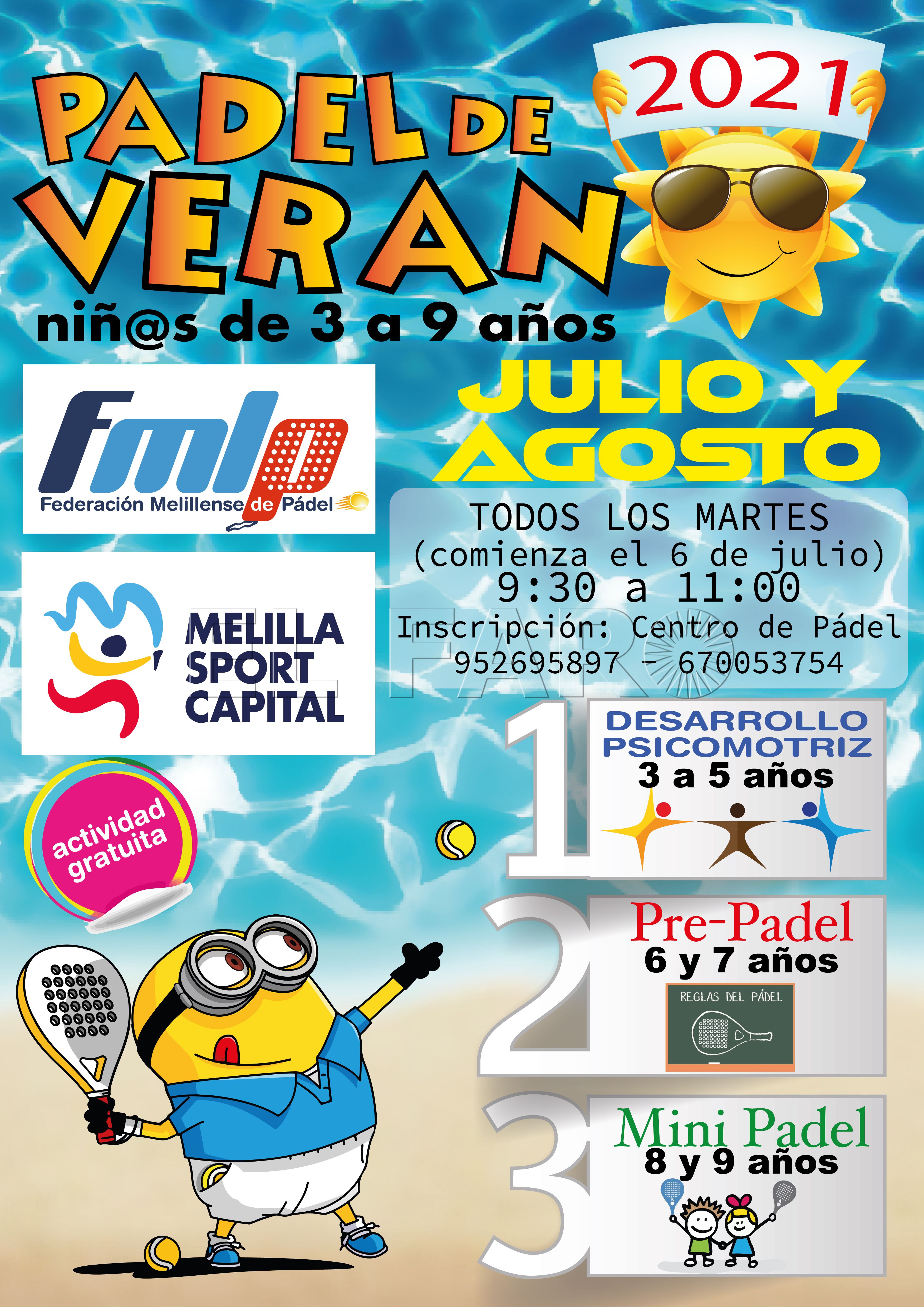 PADEL DE VERANO 2021 01 El pádel melillense no para en verano