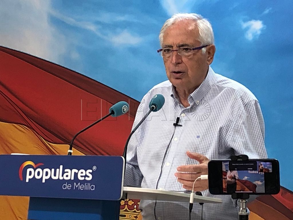 imbroda El PP dice que el Gobierno local va a sobrepasar la anterior deuda de la Ciudad Autónoma