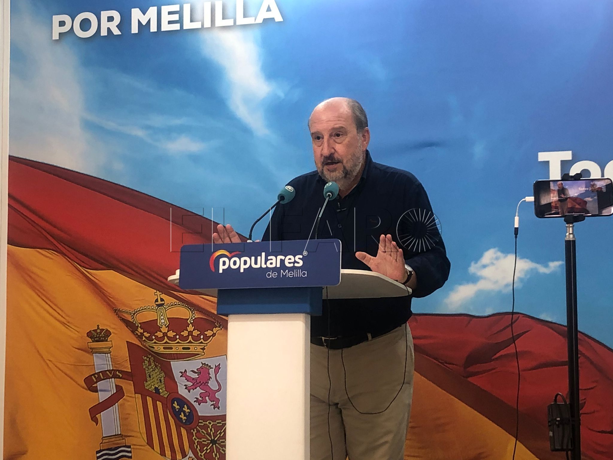QUEVEDO Quevedo señala que las playas de Melilla "están en la peor situación en décadas"