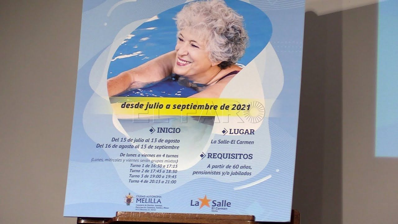 abierto el plazo para el taller de natacion para mayores Abierto el plazo para el taller de natación para mayores