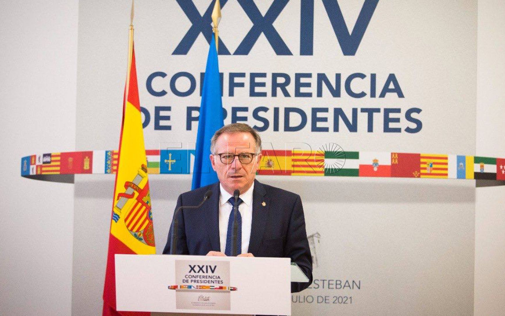 eduardo conferencia presidentes “Tener una gran densidad de población es un hándicap como contar con zonas despobladas”
